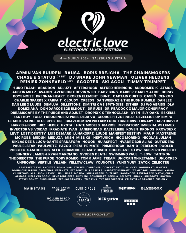 DJ Snake, Armin van Buuren, Boris Brejcha et bien d'autres seront en tête d'affiche de l'Electric Love Festival autrichien