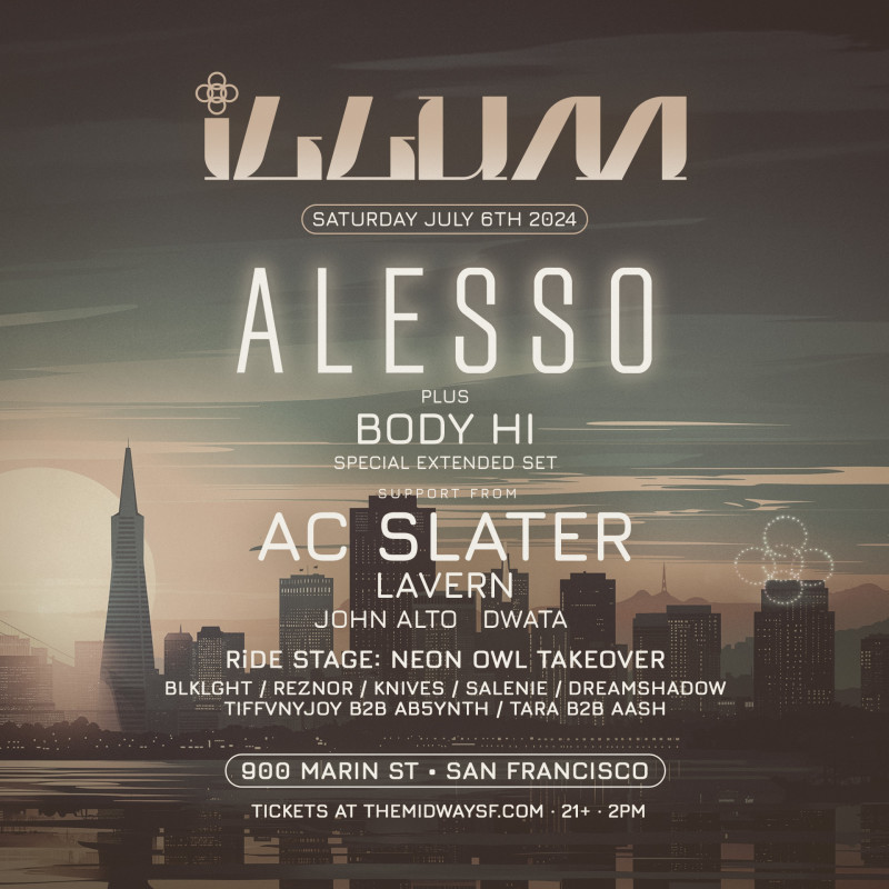 Gagnez des pass VIP pour voir Alesso en tête d'affiche de l'éblouissante soirée de quartier IllUM en plein air de San Francisco