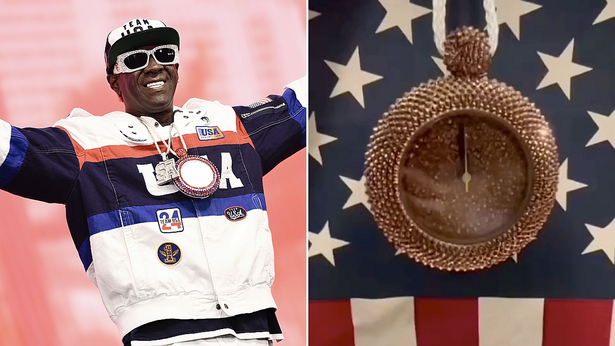 Flavor Flav Reveals Custom Bronze Clock Made for Olympic Gymnast Jordan Chiles