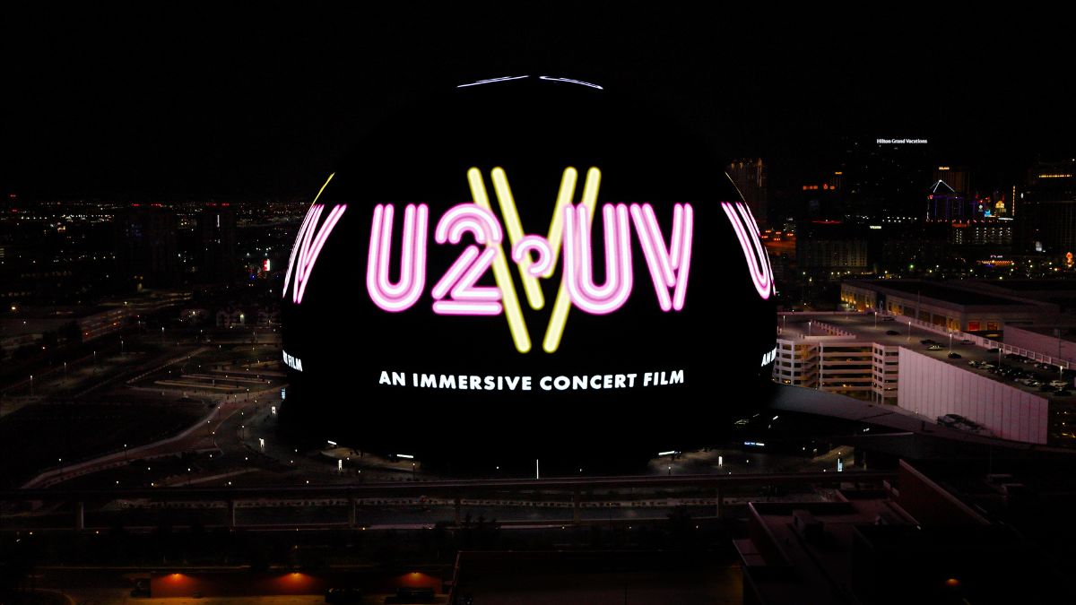 The Sphere Announces New Immersive U2 Concert Film V-U2