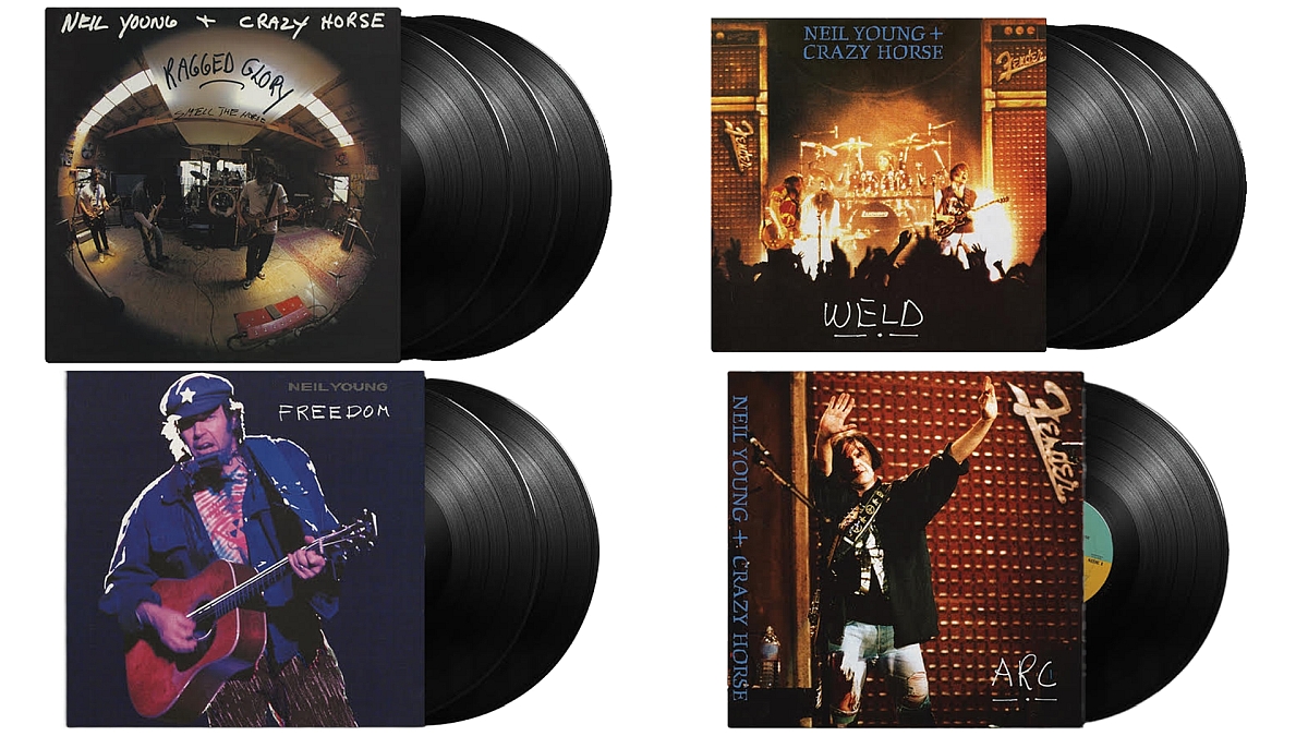 Neil Young réédite Freedom, Ragged Glory, Weld, Arc en vinyle