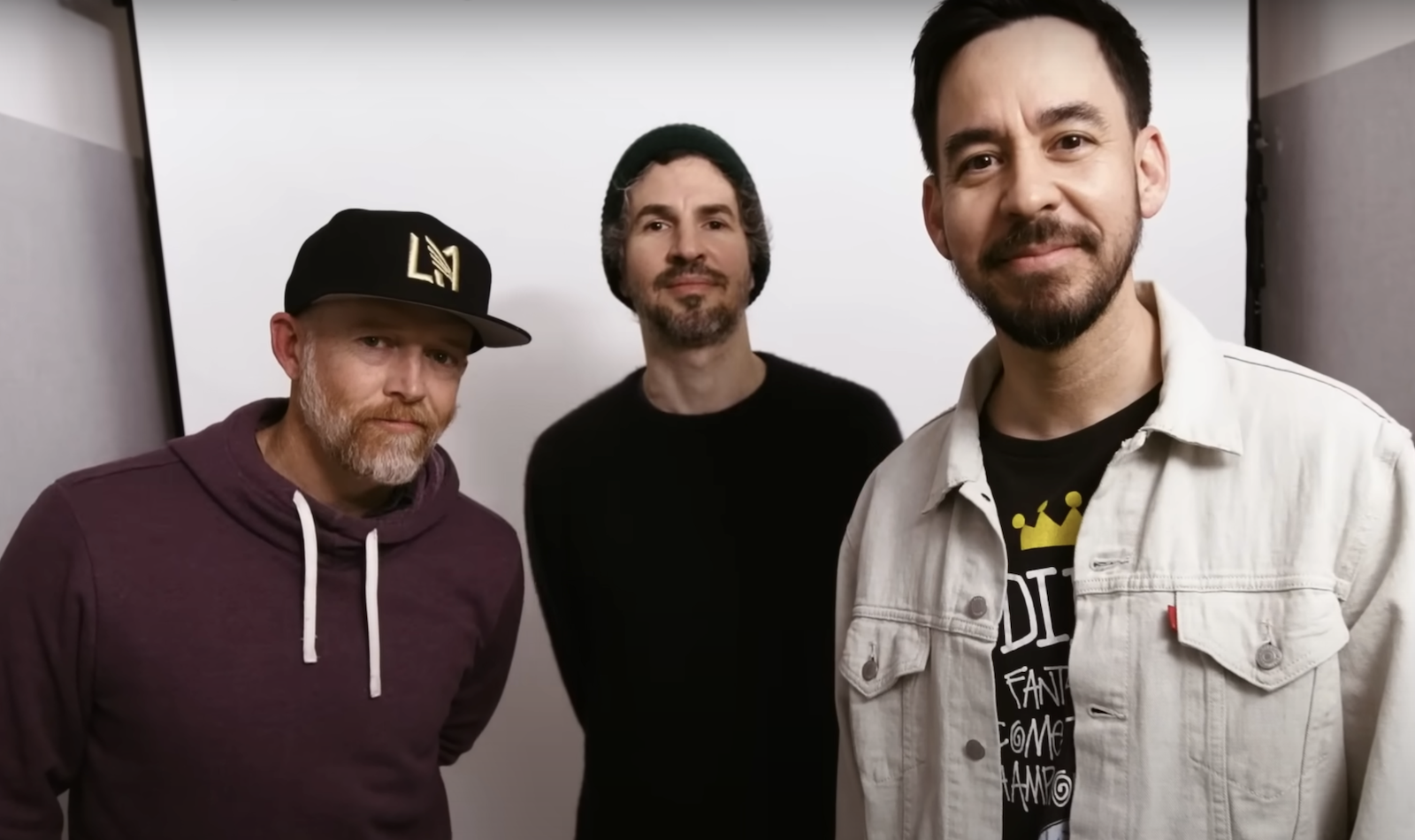 Mike Shinoda, Dave Farrell, and Brad Delson