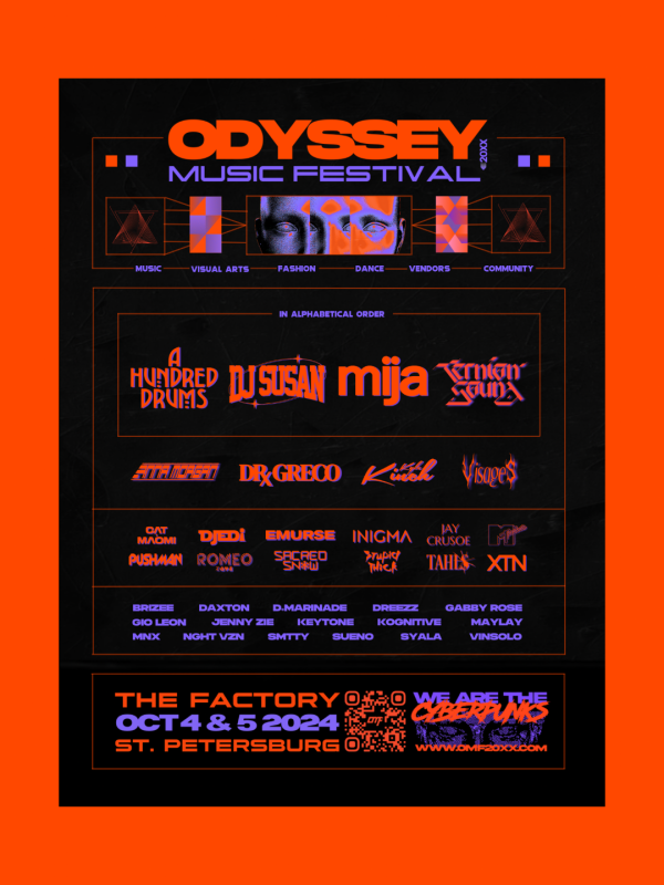 Mija, DJ Susan, A Hundred Drums et bien d'autres artistes joueront au festival Odyssey inspiré du cyberpunk en Floride en 2024