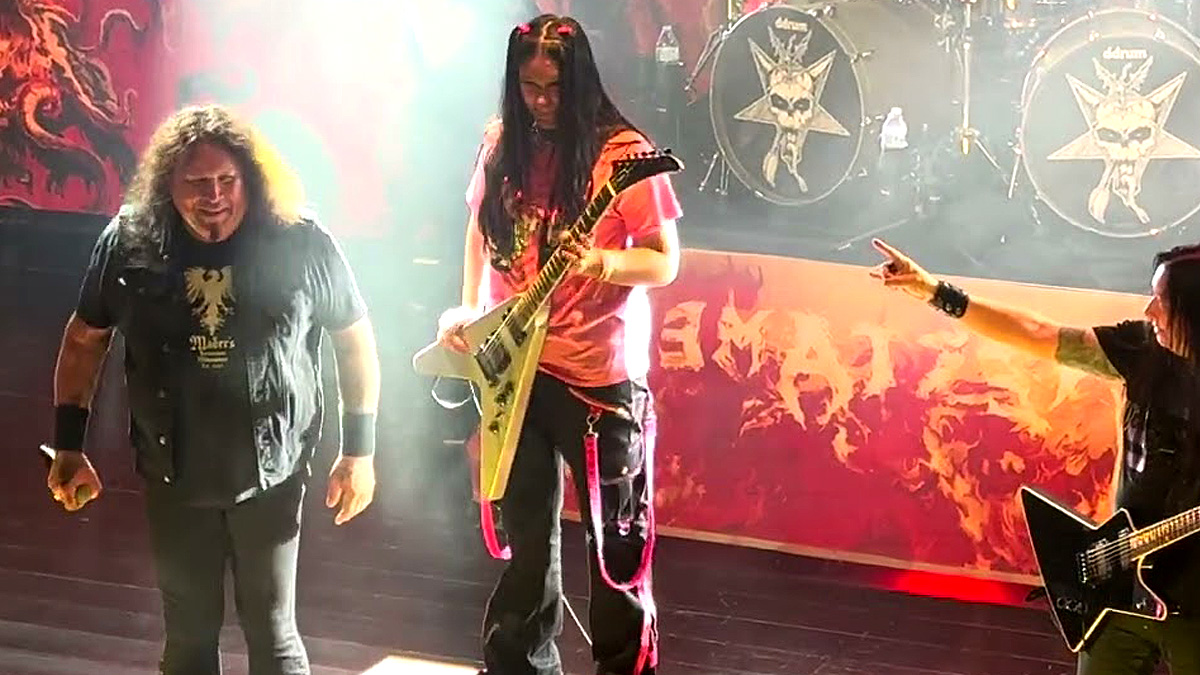 11-Year-Old Guitar Sensation Maya Neelakantan Joins Testament Onstage in Las Vegas: Watch