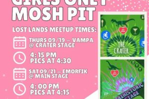 Une série de "Mosh Pits réservés aux filles" Est prévu au Lost Lands Festival 2024