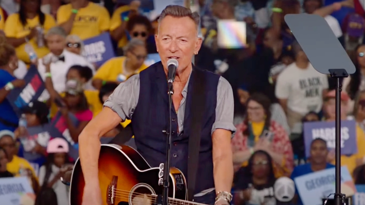 Bruce Springsteen se produit au Harris Rally à Atlanta : regardez