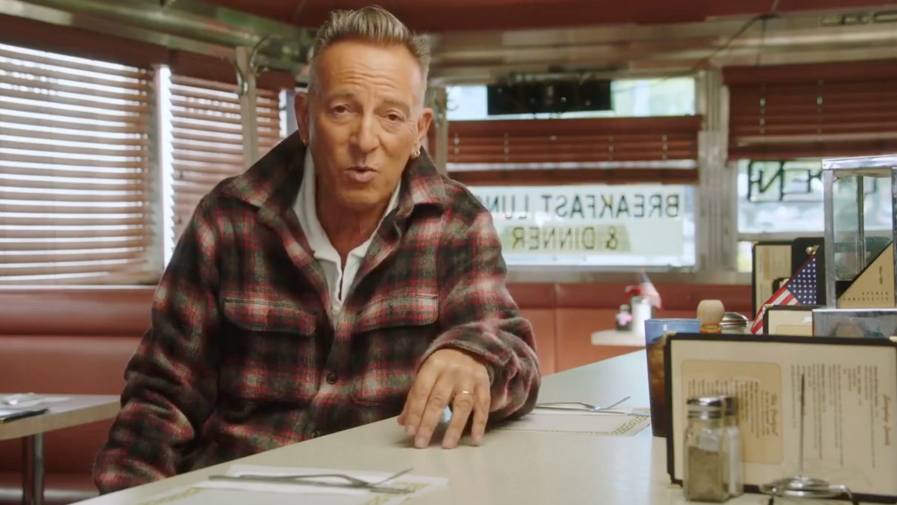 Bruce Springsteen Endorses Kamala Harris from a New Jersey Diner