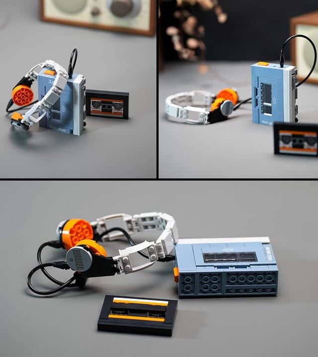 ENJBRICK Cassette Walkman Ensemble de construction en brique