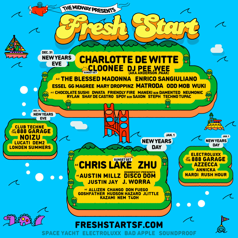 Gagnez 2 pass VIP pour la fête de quartier Fresh Start de San Francisco avec Chris Lake, ZHU et plus