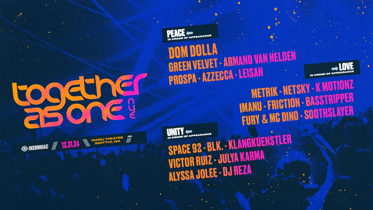 Gagnez 2 pass VIP pour le Dazzling NYE Festival d'Insomniac, Together As One