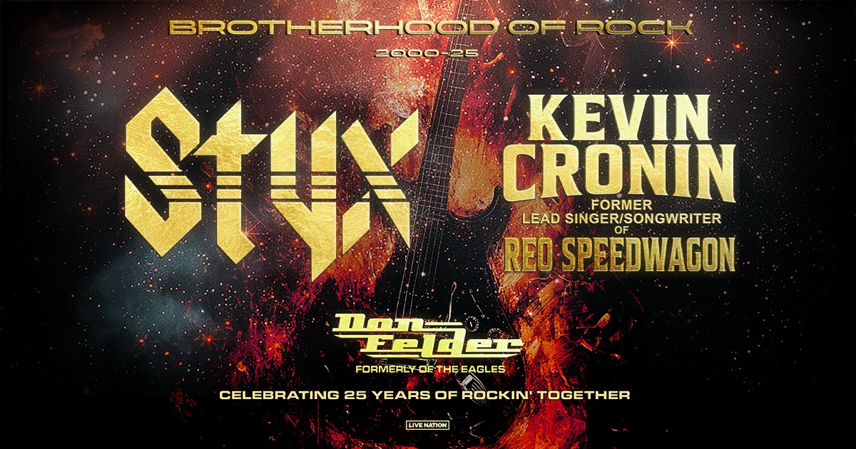 Styx et Kevin Cronin (REO Speedwagon) annoncent leur tournée 2025