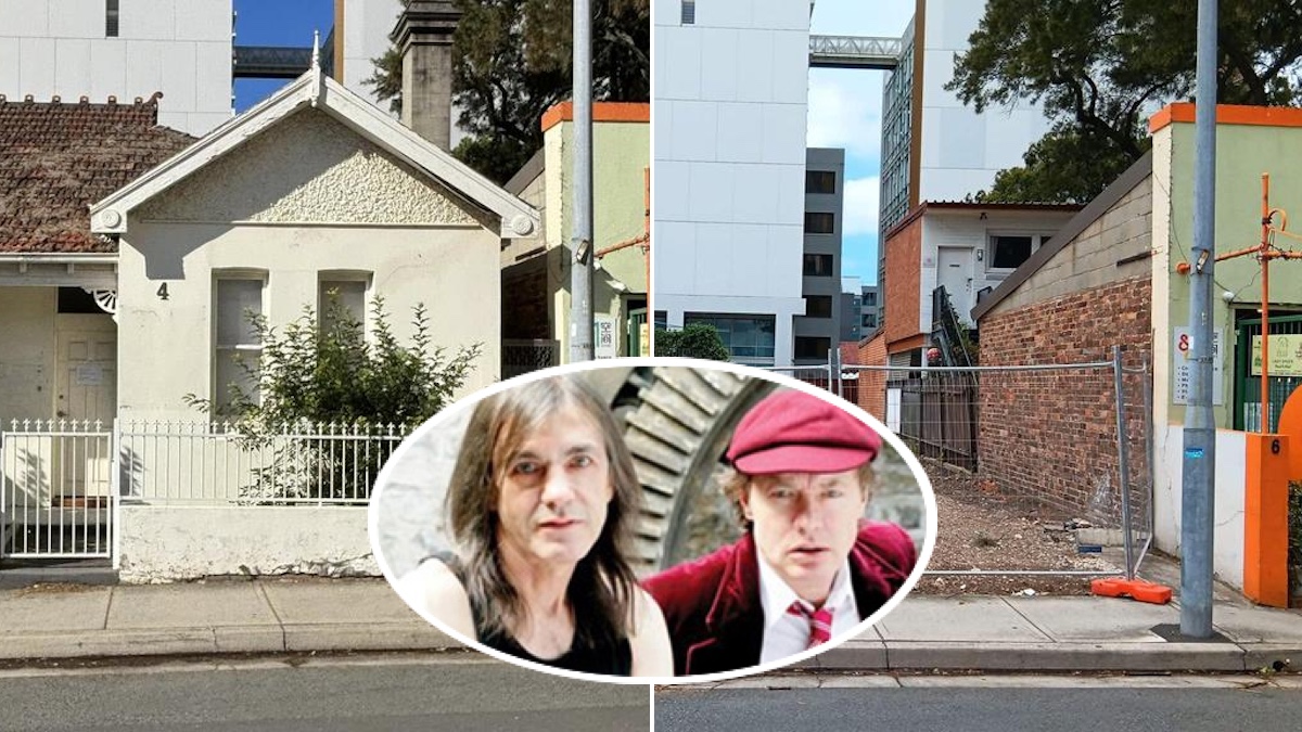 La maison d'enfance d'Angus et Malcolm Young d'AC/DC démolie