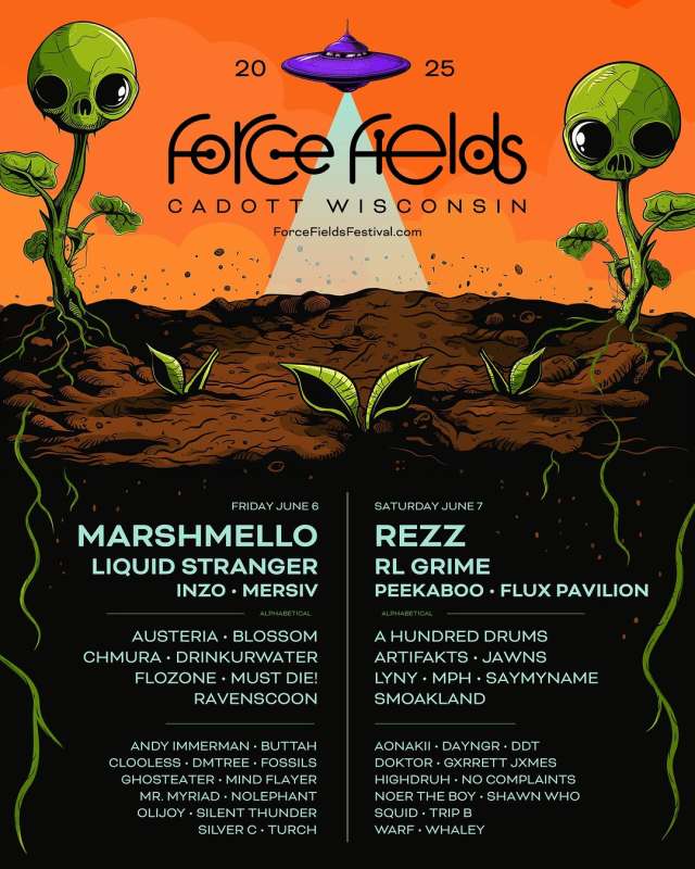 Nouveau festival EDM sur le thème des extraterrestres réunissant Rezz, RL Grime et bien d'autres dans le pays des ovnis du Wisconsin